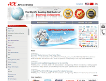 Tablet Screenshot of aoelectronics.com